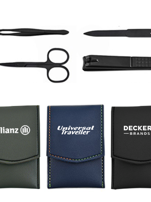 4-In-1 Manicure Set with PU Cover
