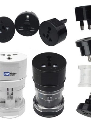 Translucent Universal World Travel Adapter