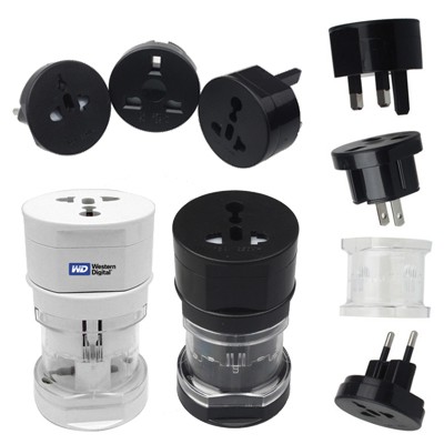 Translucent Universal World Travel Adapter