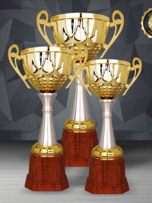 Exclusive White Silver Trophy