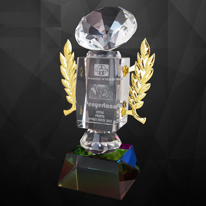 Exclusive Crystal Diamond Trophy