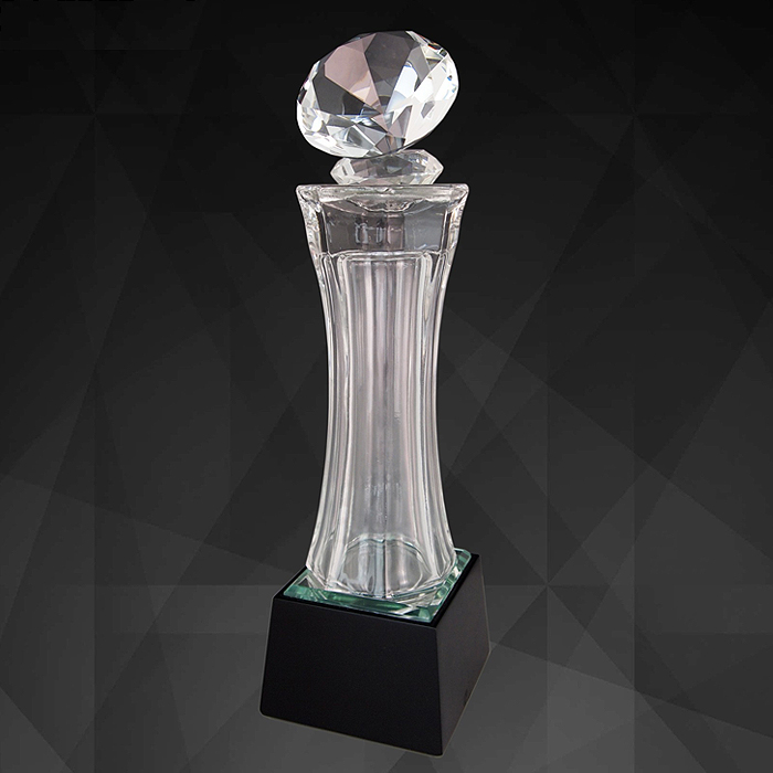 Exclusive Crystal Diamond Trophy