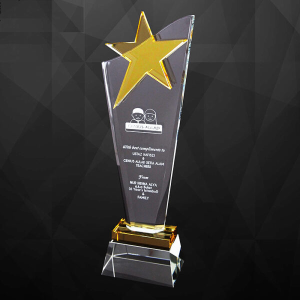 Exclusive Crystal Star Plaques