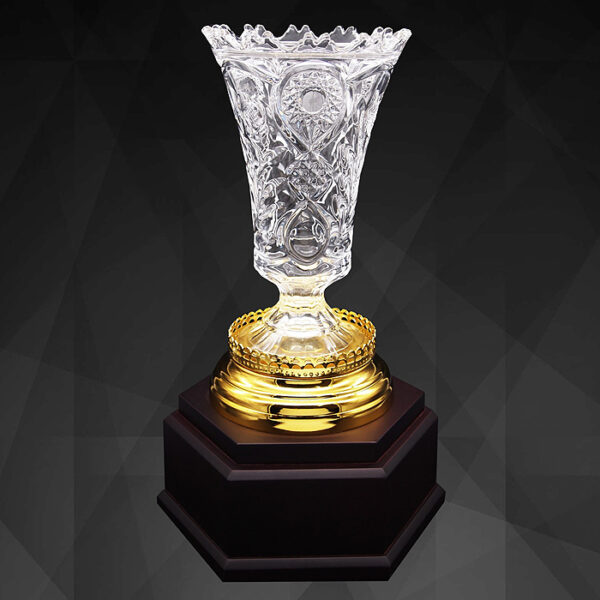 Exclusive Crystal Vase Trophy