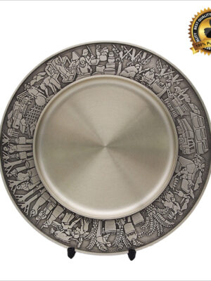 Malaysian Industrial Pewter Plate