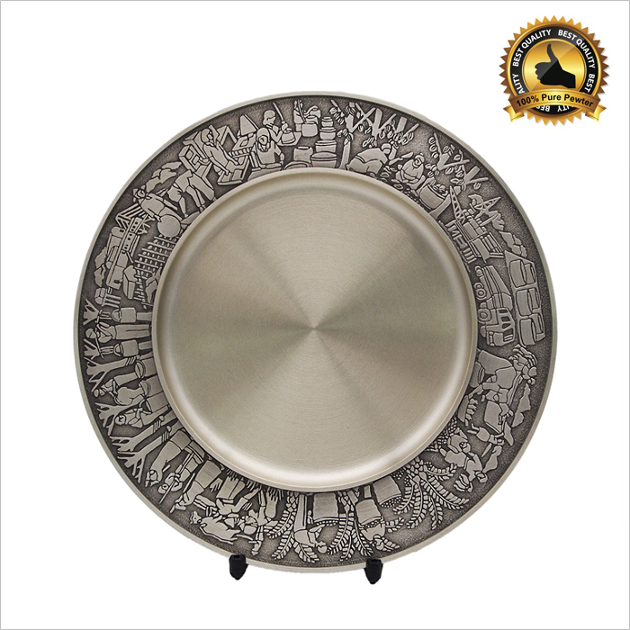 Malaysian Industrial Pewter Plate