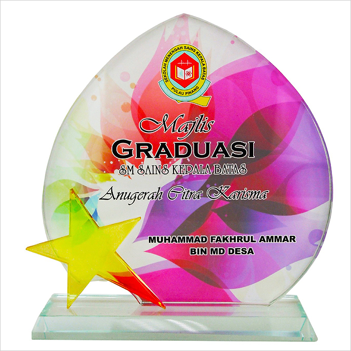 Exclusive Crystal Glass Star Awards