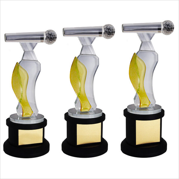 Exclusive Crystal Glass Awards (Microphone)