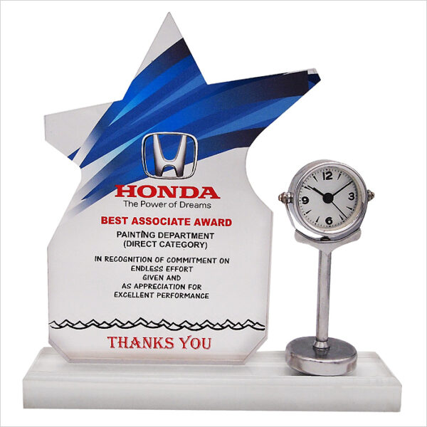 Exclusive Crystal Clock Star Series
