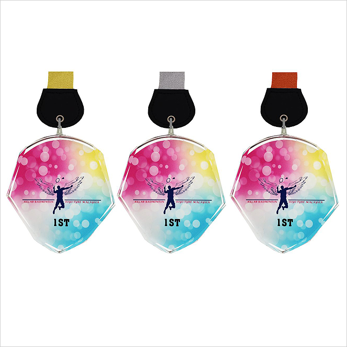 Crystal Hanging Medal (GOLD, SILVER, BRONZE)