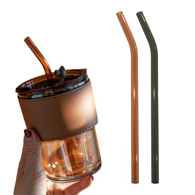 MONTE Color Curve Glass Straw