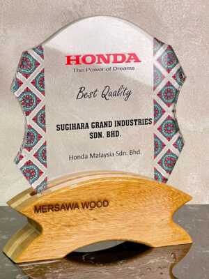 Exclusive Crystal Plaque