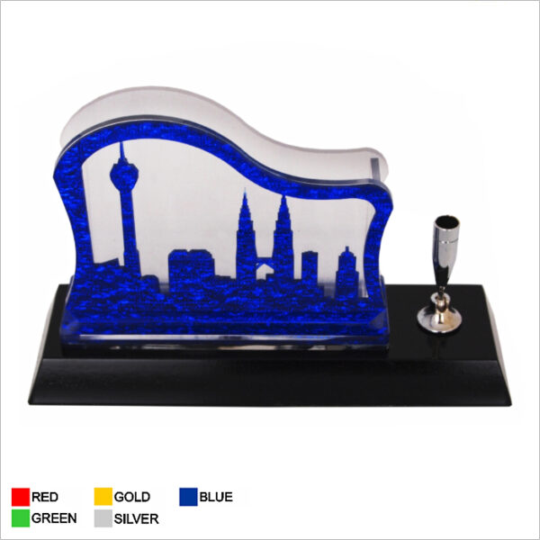 Wooden Acrylic NC Holder & Pen Holder