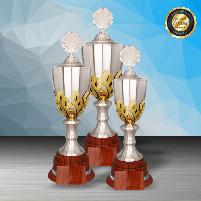 Exclusive White Silver Trophy