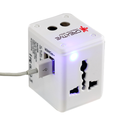 Travel Dual USB Multi-Function Adapter – 2.1A