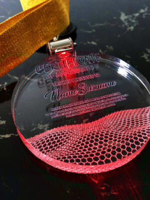Acrylic Lighting Hanging Medal