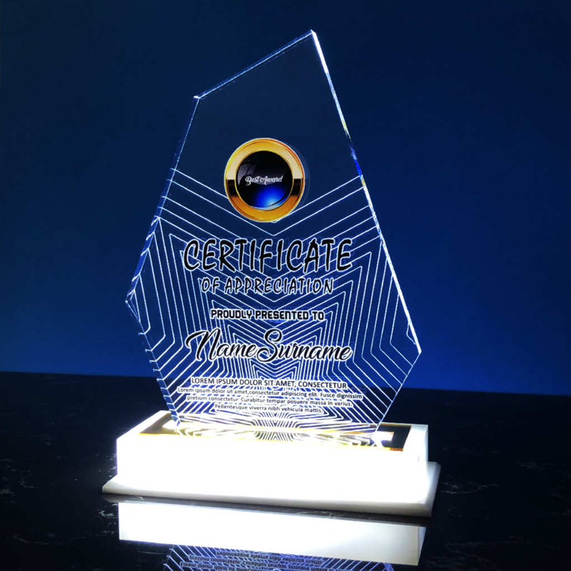 Acrylic LED Lighting Trophy