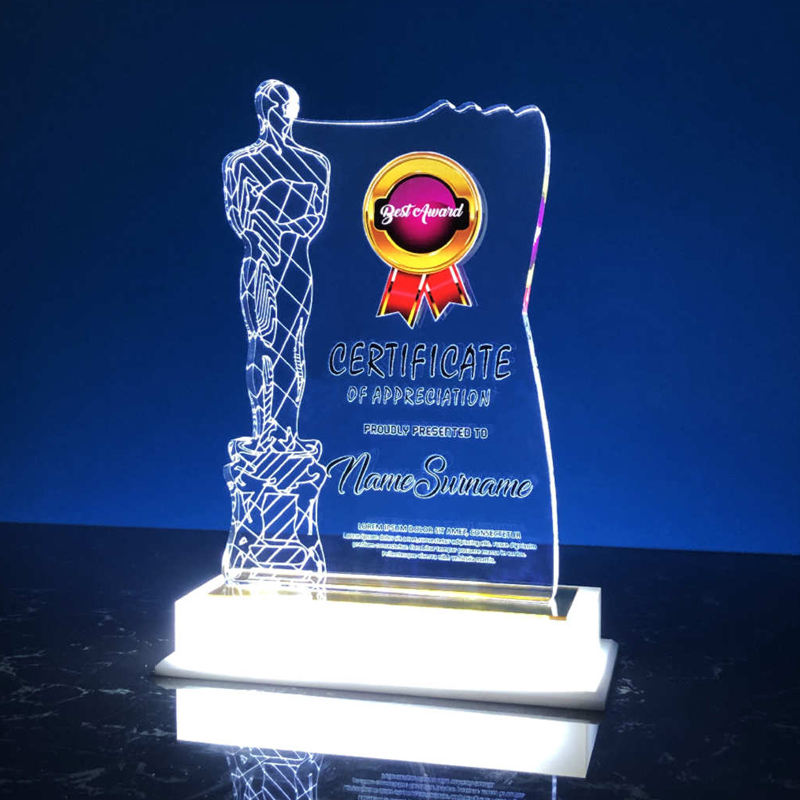 Acrylic LED Lighting Trophy