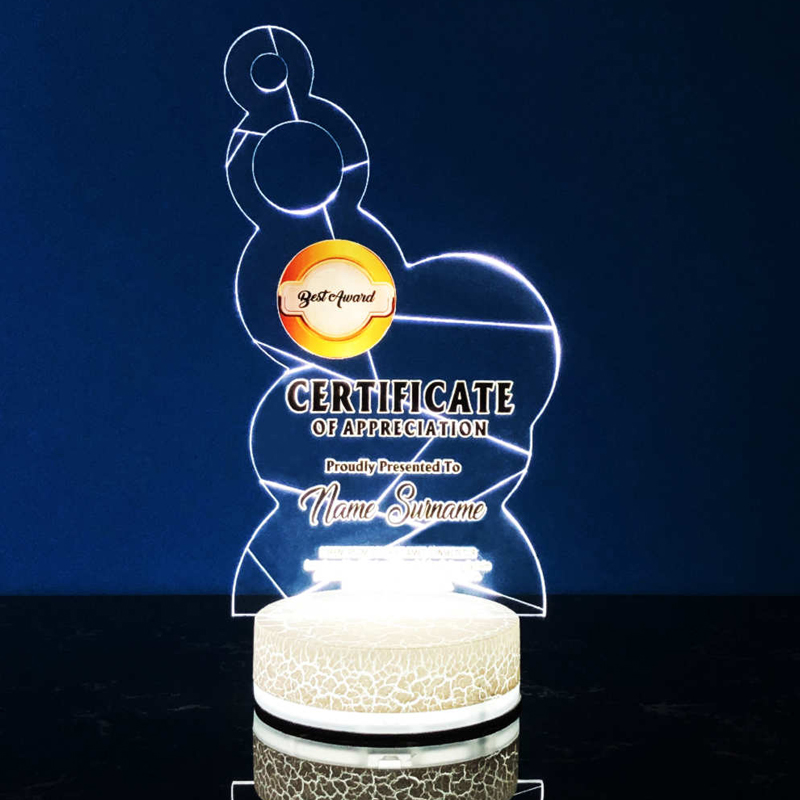 Acrylic LED Lighting Trophy