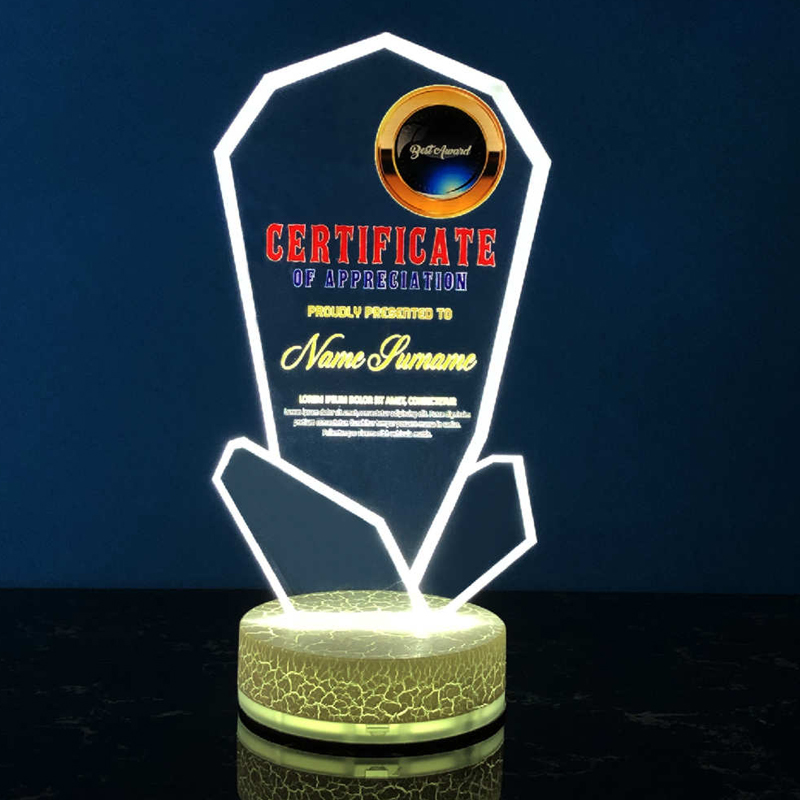 Acrylic LED Lighting Trophy