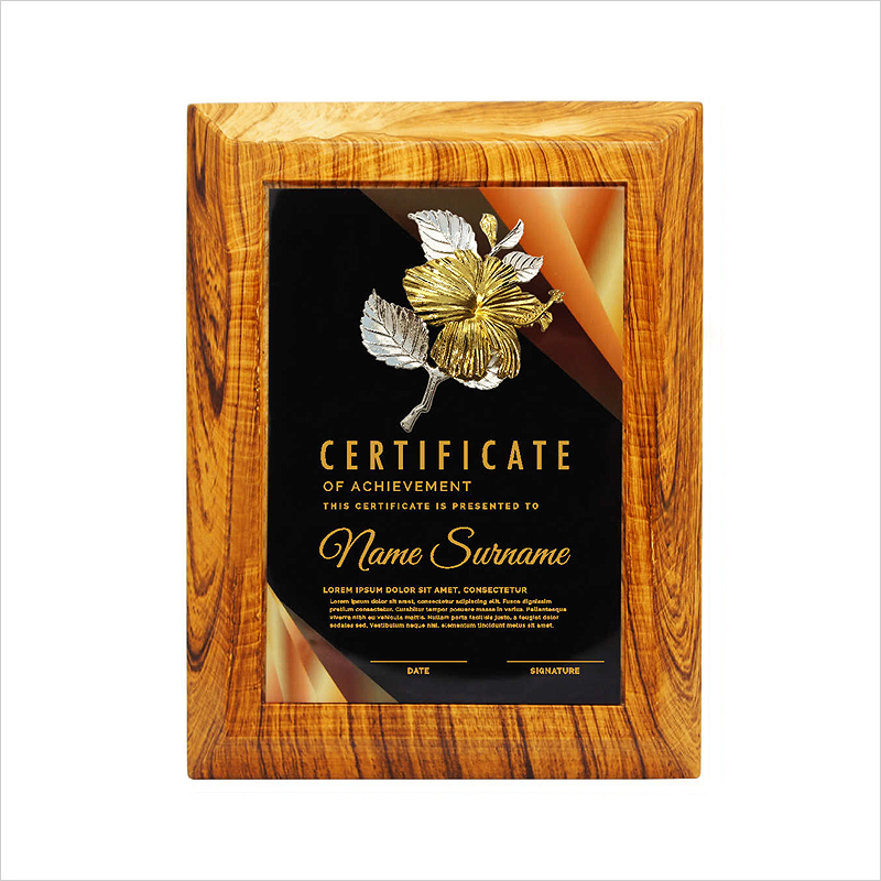 Exclusive Culture Souvenir Plaque (Bunga Raya)