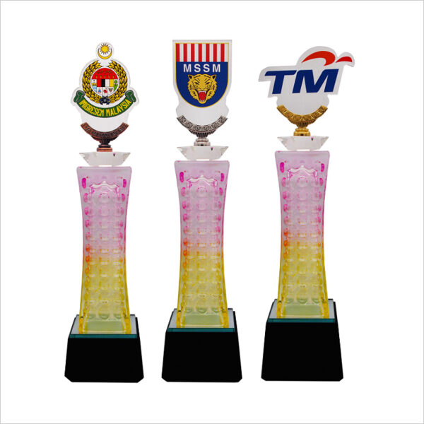 Exclusive Crystal Glass Awards With Acrylic
