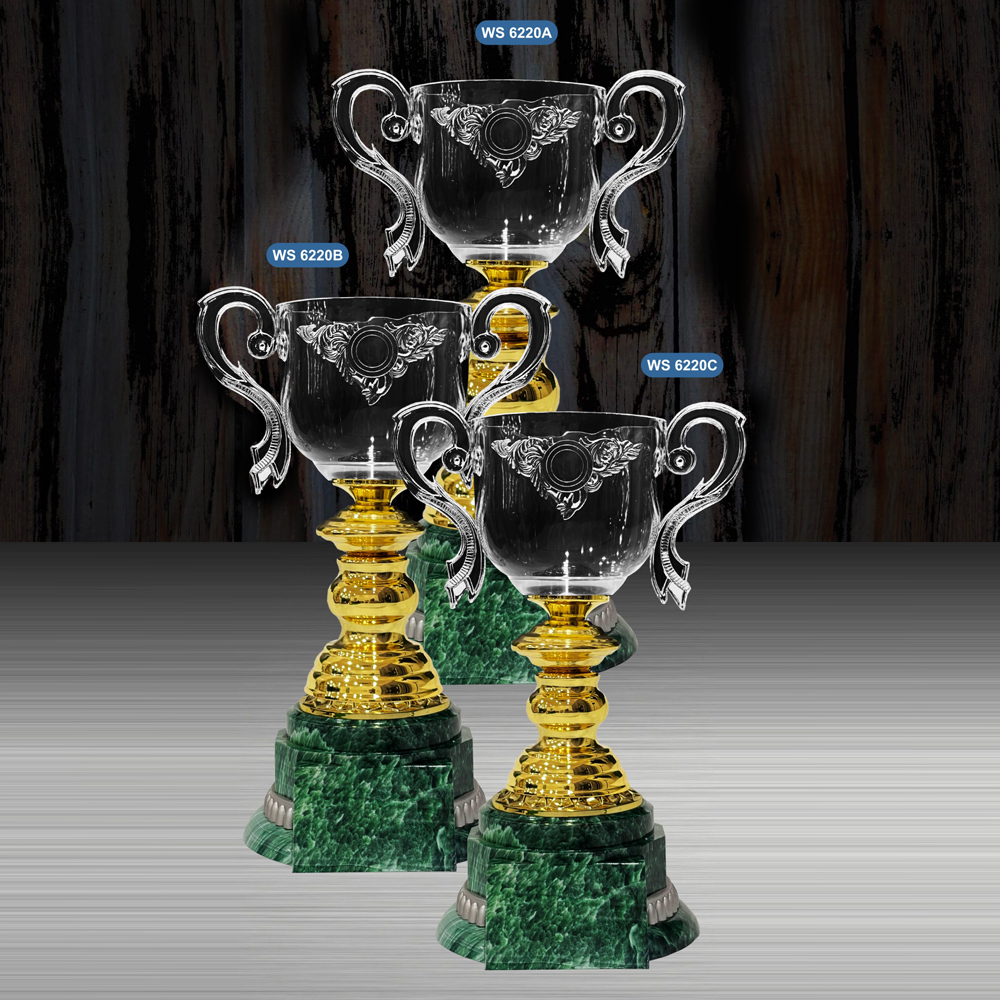 Exclusive White Silver Trophy