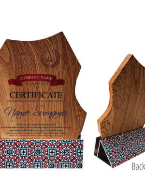 Modern Wooden Plaque