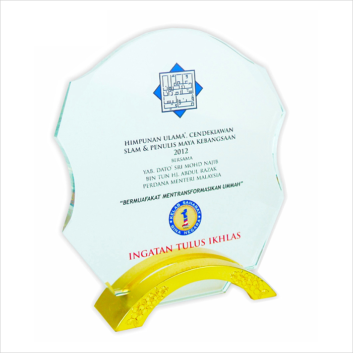 Exclusive Crystal Plaque