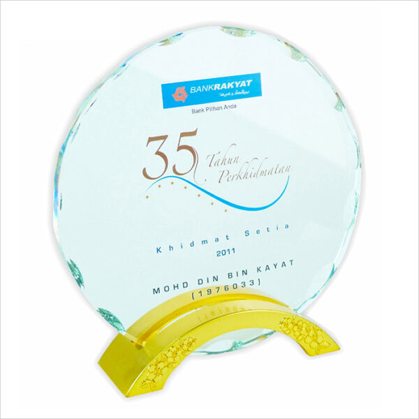 Exclusive Crystal Plaque