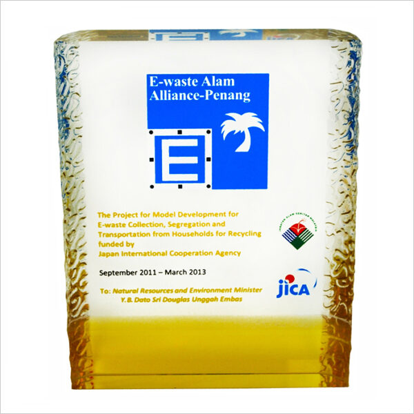 Exclusive Crystal Plaque