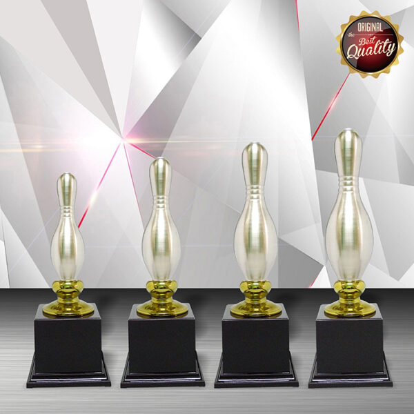 Exclusive White Silver Trophy (Bowling)