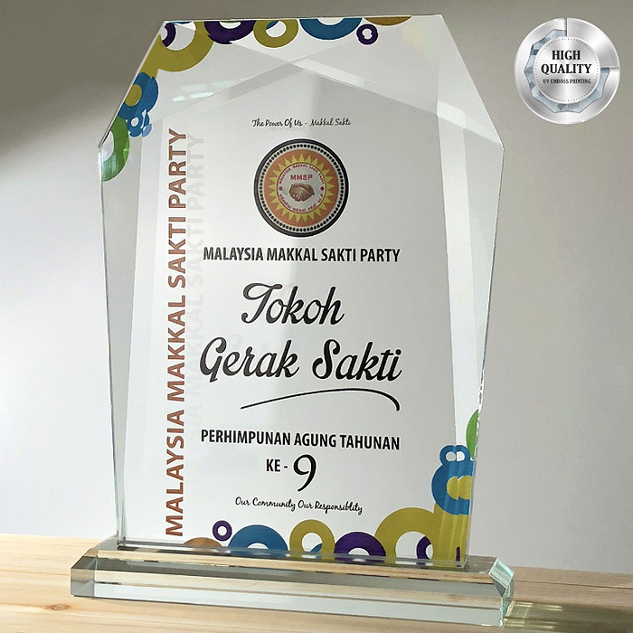 Exclusive Crystal Plaque