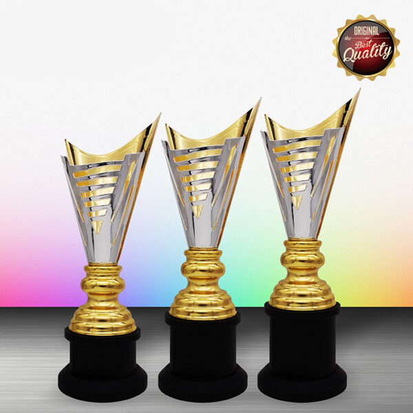 Exclusive White Silver Trophy