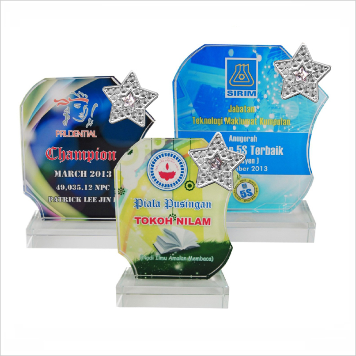 Exclusive Crystal Glass Star Awards