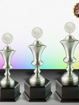 Exclusive White Silver Trophy