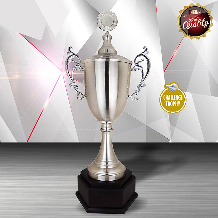 Exclusive White Silver Trophy