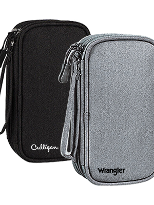 Water Repellent Polyester 2 Layer Gadget Pouch