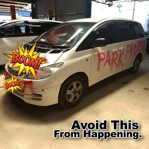 Foldable Parking Car Plate Number - Image 9