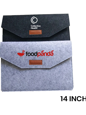 14” Wool Felt iPad Pouch