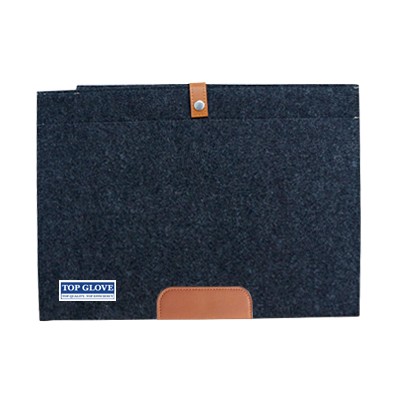 13” Premium Wool Felt Strap MacBook Sleeve