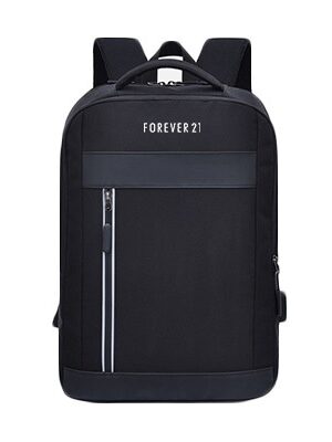 15.6″ Travel PU Laptop Backpack with USB Port