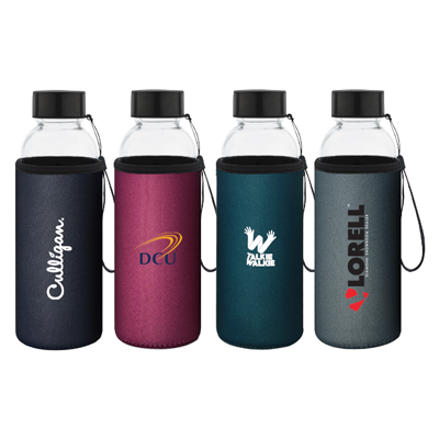 ARCANE Glass Bottle With Neoprene Pouch – 500ml