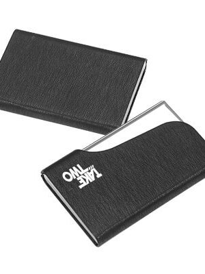 Urban Pattern PU Name Card Holder