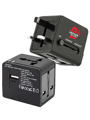 EASY Travel Adapter 1 USB + 1 Type-C Charger