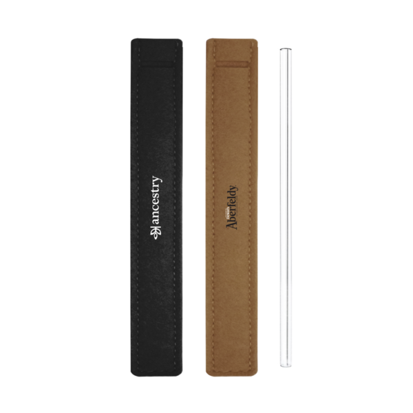 Premium Glass Straw (8×220) with Straw Felt Pouch Set - Image 2
