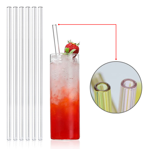 Premium Glass Straw (8×220) with Straw Felt Pouch Set - Image 6