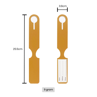 WE PU Leather Luggage Tag Holder - Image 9