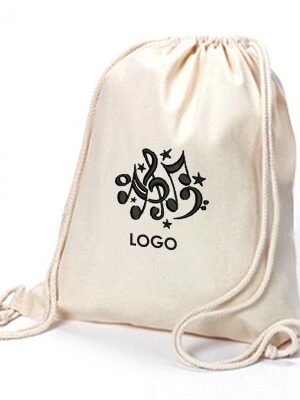 Pure Cotton Canvas Drawstring Bag – 11oz (430×330)