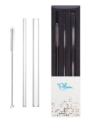 Premium 3-in-1 Glass Straw Gifts Set